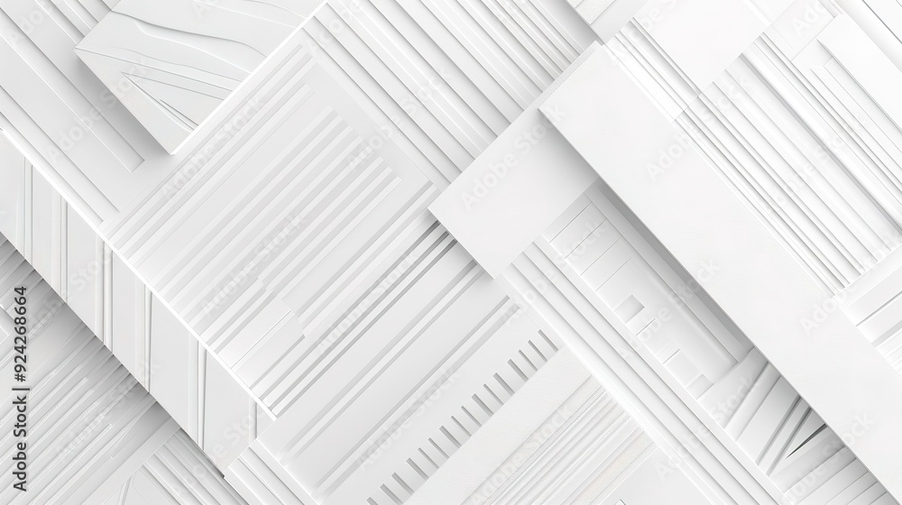 Abstract white geometric background with repeating lines. Abstract white geometric background with repeating lines.