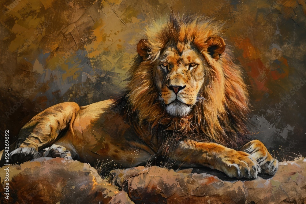 Naklejka premium South African lion