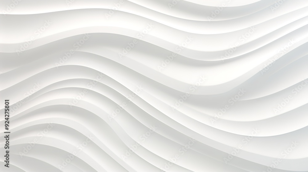 Abstract white wavy background. Abstract white wavy background.