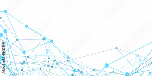 	
Abstract connecting dots and lines with geometric background. Geometric plexus structure cybernetic concept. Internet connection network high digital technology with connecting points and lines.