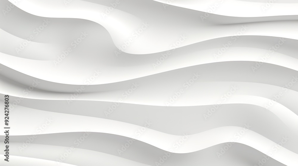 Abstract white wavy background. Abstract white wavy background.