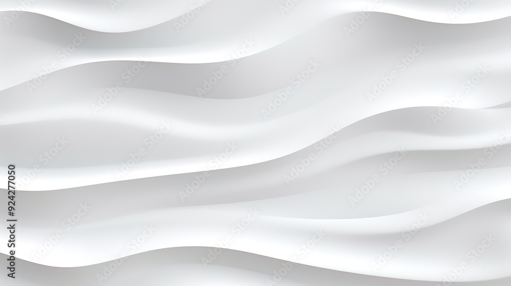 Abstract white wavy background. Abstract white wavy background.