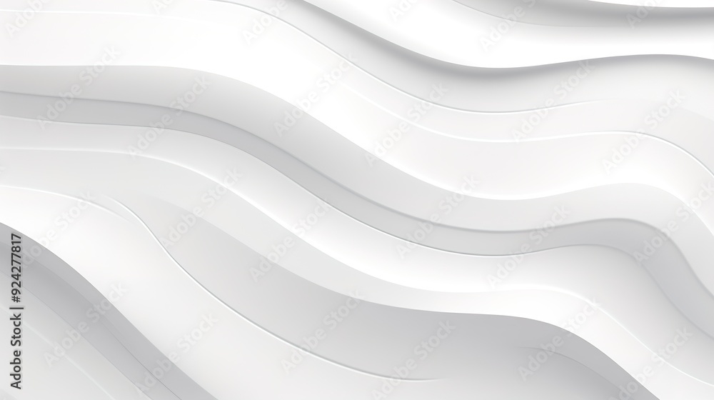 Abstract white wavy background for design. Abstract white wavy background for design.