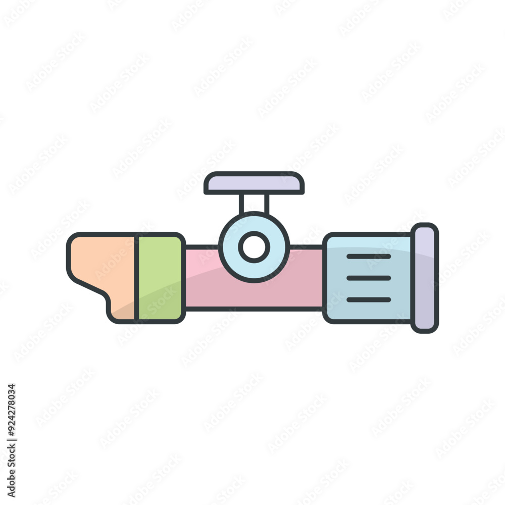 Rifle Scope icon vector design templates simple and modern concept Rifle Scope icon vector design templates simple and modern concept