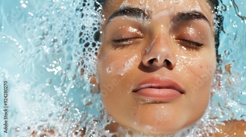 The invigorating feeling of the icy water on your skin awakening your senses and leaving you feeling refreshed.