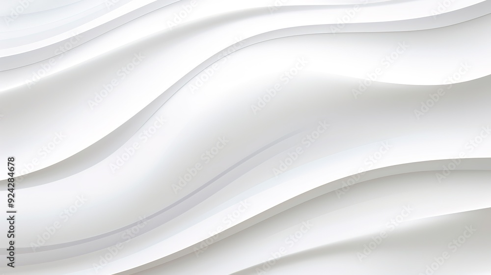 Abstract white wavy background with smooth lines. Abstract white wavy background with smooth lines.