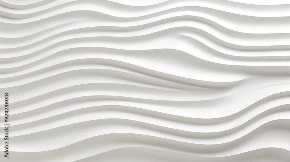 Abstract white wavy background with soft curves. Abstract white wavy background with soft curves.