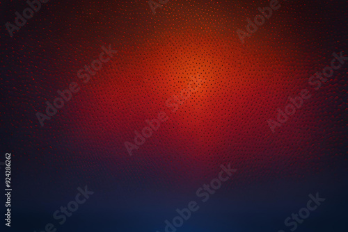 red-orange gradient background grainy glowing blue light on dark backdrop noise texture effect banner header design