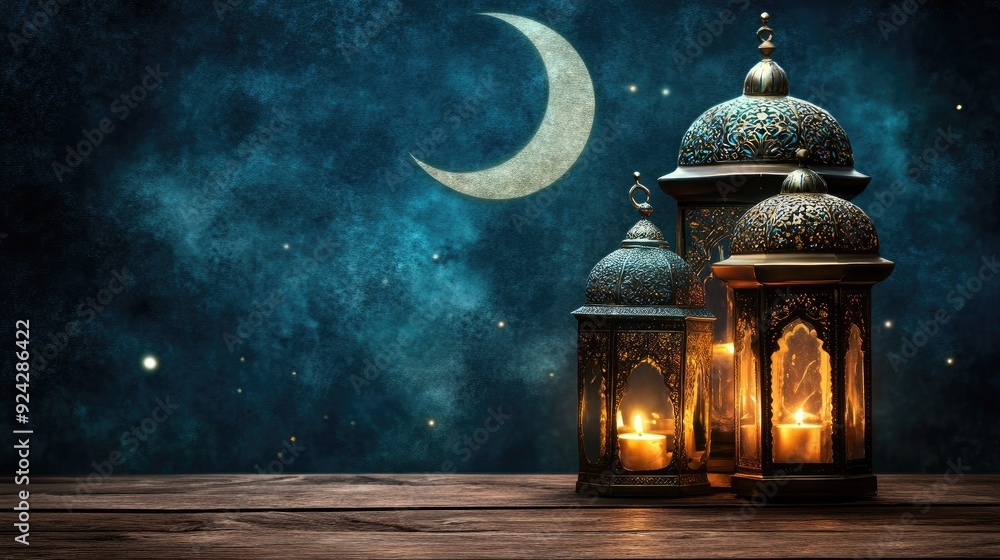 Ramadan Kareem Islamic backgrounds adorned with lanterns Ramadan Kareem Islamic backgrounds adorned with lanterns