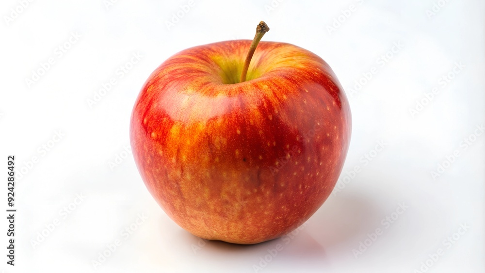 red apple on white background red apple on white background