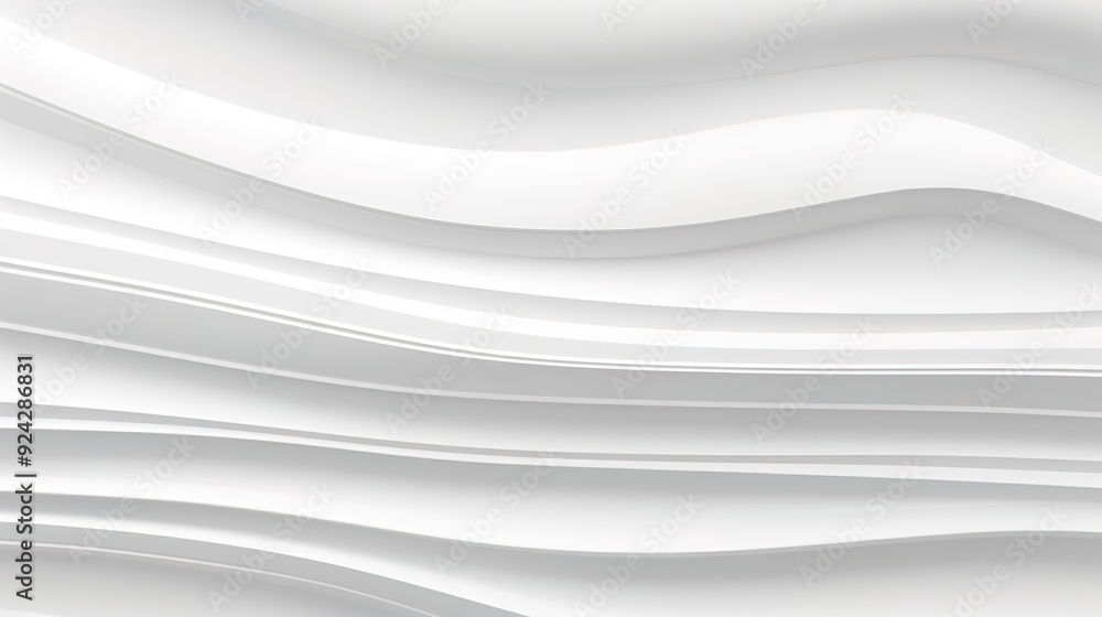 Abstract white wavy background with soft light. Abstract white wavy background with soft light.