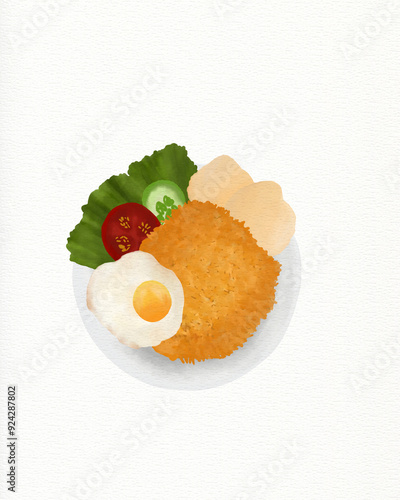 fried egg and toast