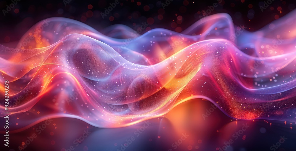 Abstract Glowing Waves Abstract Glowing Waves