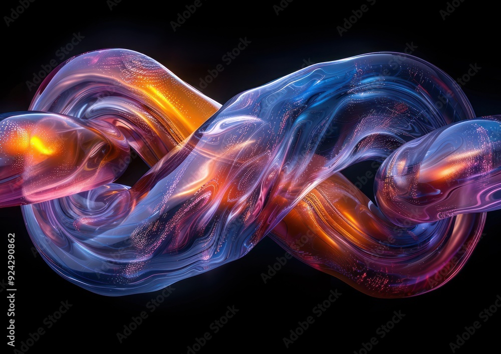 Abstract infinity loop Abstract infinity loop