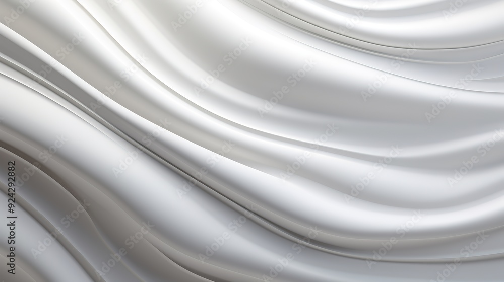 Abstract white wavy background. Abstract white wavy background.