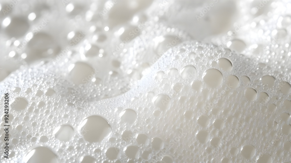 Detailed White Foam Bubbles Texture. Detailed White Foam Bubbles Texture.