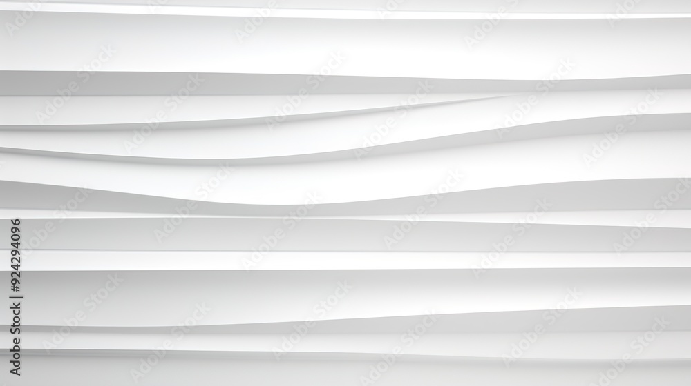 Abstract white wavy lines background with subtle curves. Abstract white wavy lines background with subtle curves.