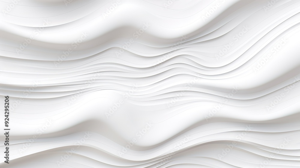 Abstract white wavy pattern background. Abstract white wavy pattern background.