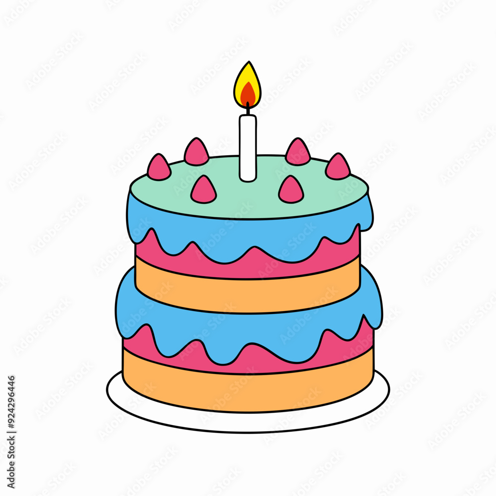 birthday cake with candles isolated on white, birthday cake vector illustration, food vector art, birthday cake with candles silhouette, cake vector icon, cake cartoon line art, eps birthday cake with candles isolated on white, birthday cake vector illustration, food vector art, birthday cake with candles silhouette, cake vector icon, cake cartoon line art, eps