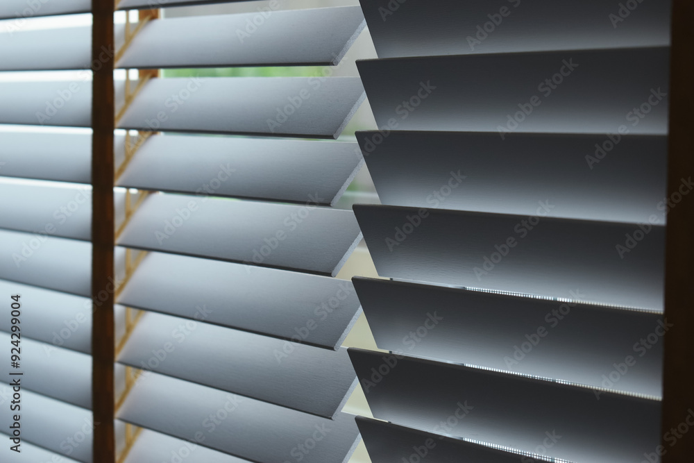 white window blinds in home, object for decorate interior of house white window blinds in home, object for decorate interior of house
