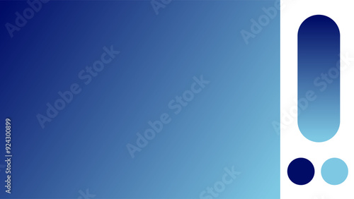Navy blue and baby blue gradient background with light blurred pattern. Abstract illustration with gradient blur design. Blurred colored abstract background. Colorful gradient. Vector illustration