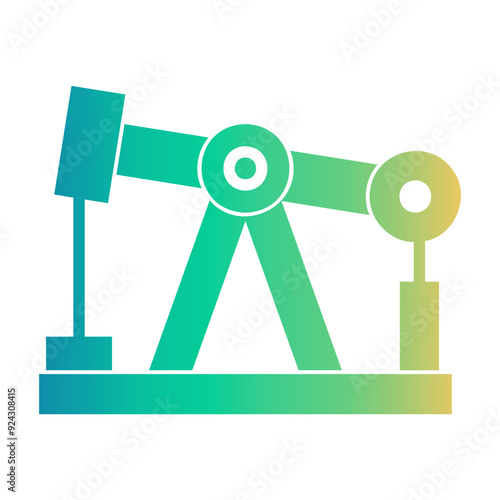 pump jack Gradient icon