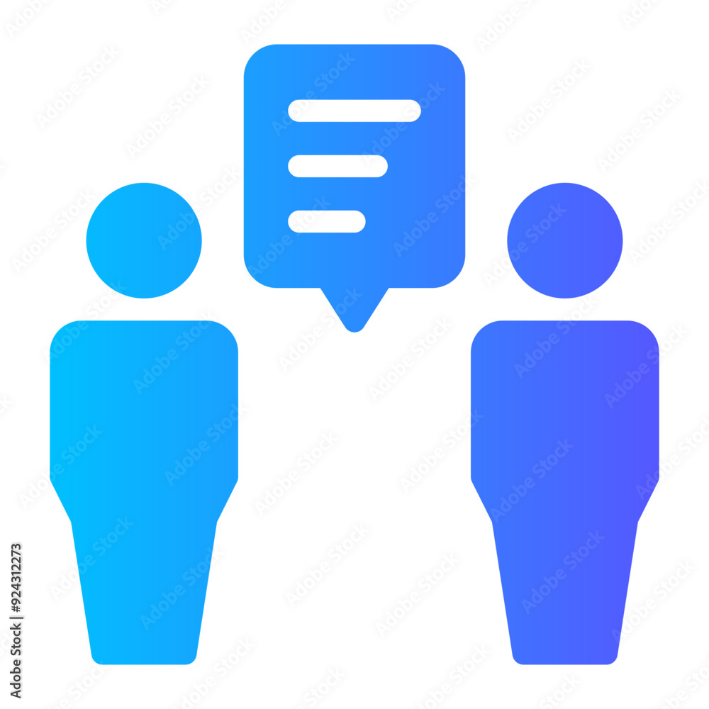 situational mentoring gradient icon situational mentoring gradient icon