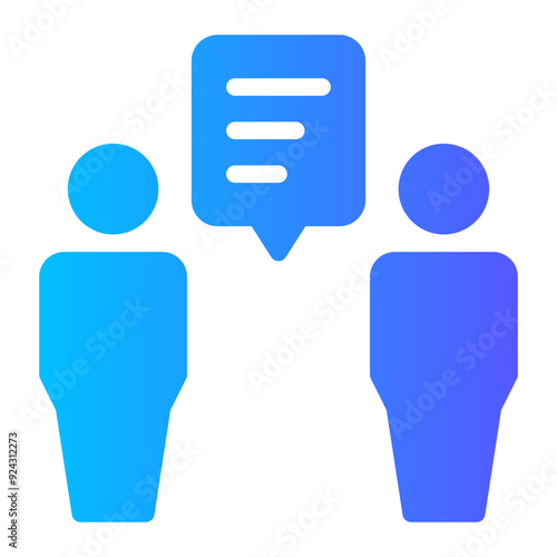 situational mentoring gradient icon