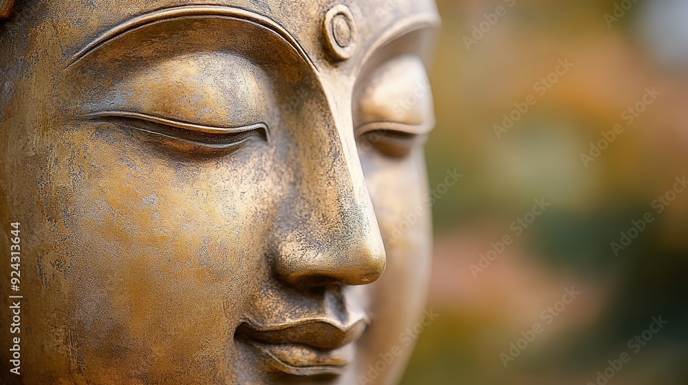 Golden Buddha, Capturing the Radiance and Serenity of the Sacred Figure Golden Buddha, Capturing the Radiance and Serenity of the Sacred Figure