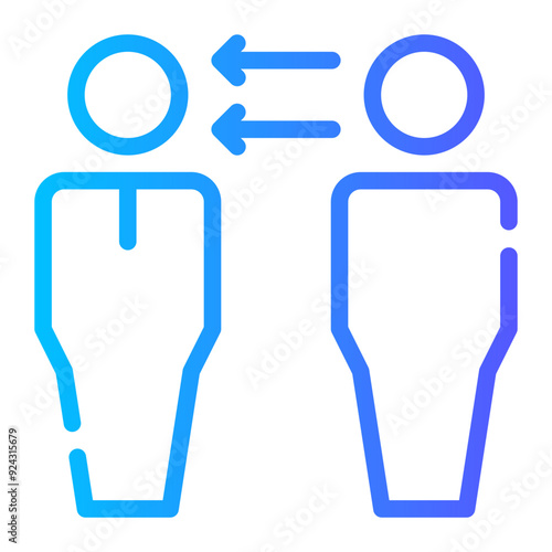 mentorship gradient icon