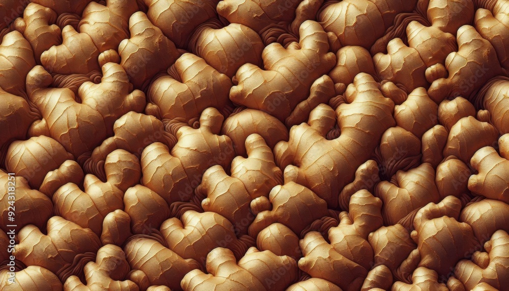 seamless ginger background, full of ginger seamless ginger background, full of ginger