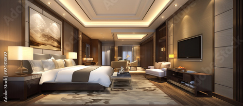 luxury resort hotel room