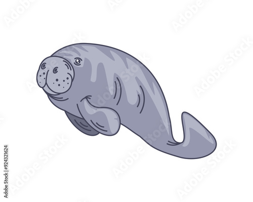 seacow animal cartoon