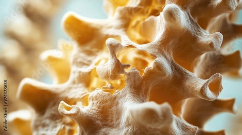 Close-up of a Detailed Spongy Organic Structure photo