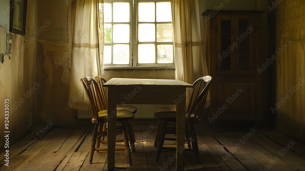 Fototapeta premium Empty dining room