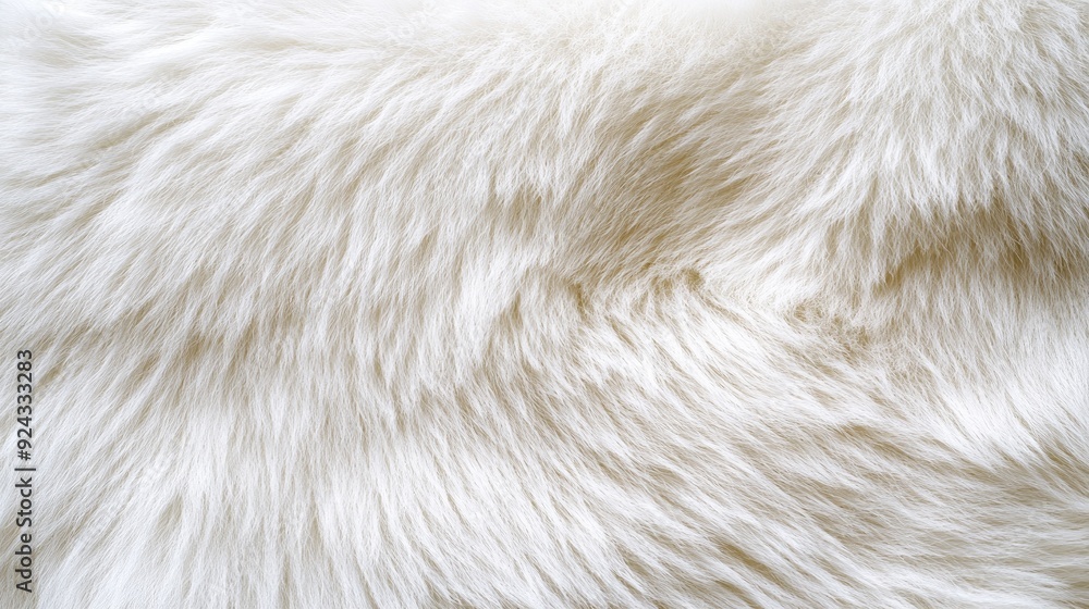 White Fur Texture Closeup White Fur Texture Closeup