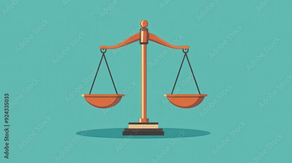 Scales of Justice Icon. Scales of Justice Icon.