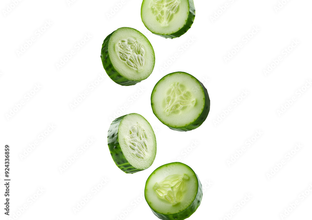 Cucumber isolated on a transparent or white background Cucumber isolated on a transparent or white background