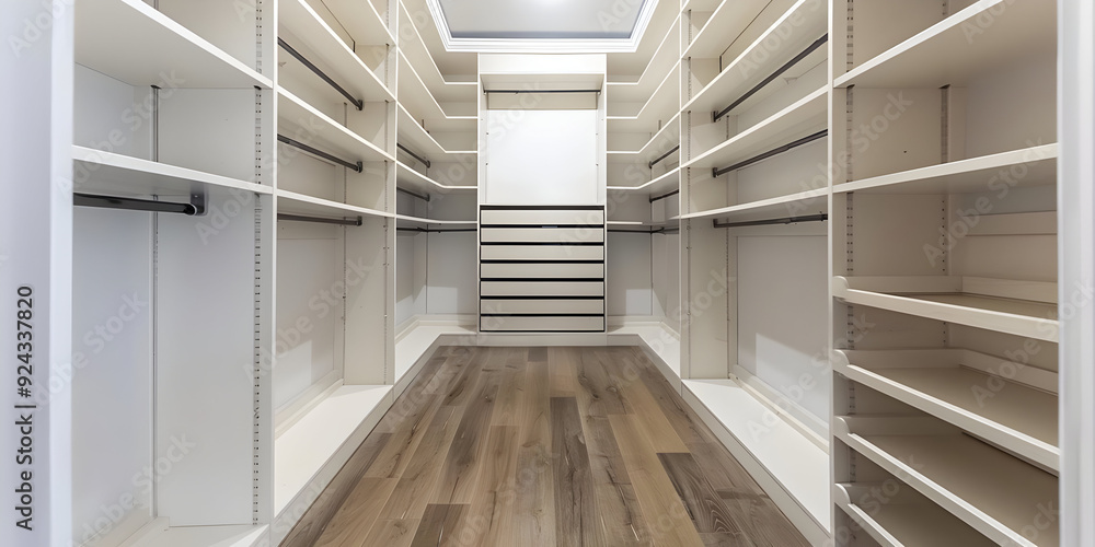 Obraz premium White Closet Interior Photo