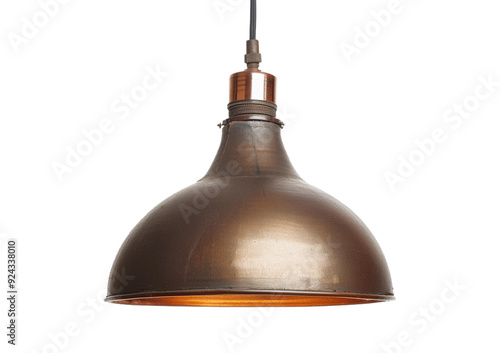 Photography Vintage industrial style pendant lamps over isolated on a transparent or white b