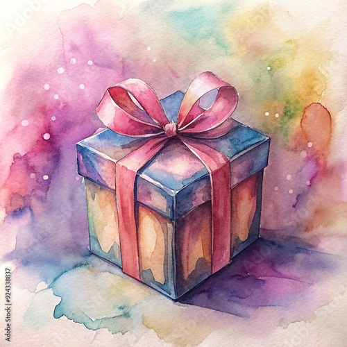 gift box with ribbon