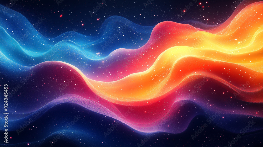 Obraz premium abstract miniamal background art.contrasting colors theme. Generative Ai Illustratrions.