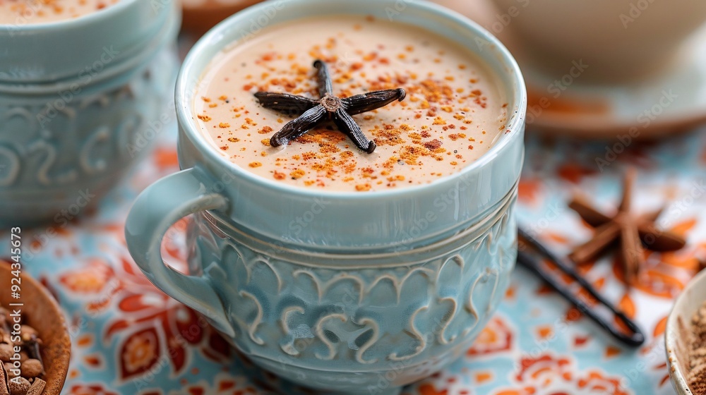 Warm Vanilla Chai Masala with Star Anise Warm Vanilla Chai Masala with Star Anise