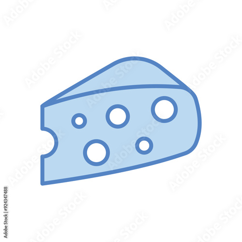 Cheese vector icon