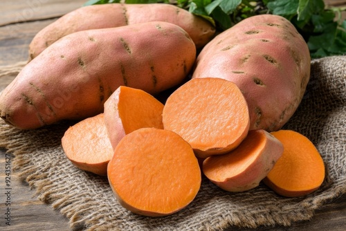 Photo of sweet potato , Generative AI