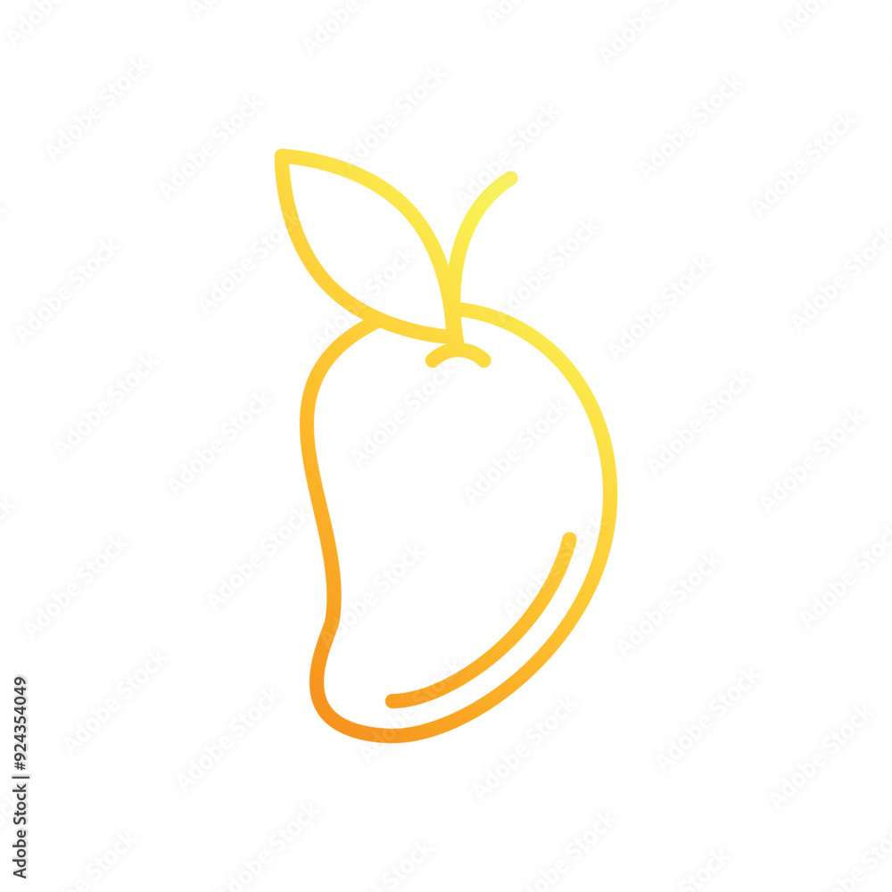Mango vector icon Mango vector icon