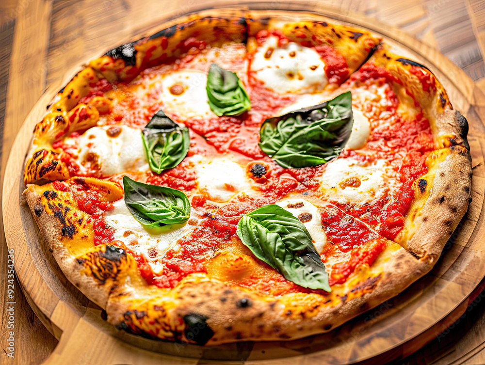 Rustic Italian Margherita Pizza