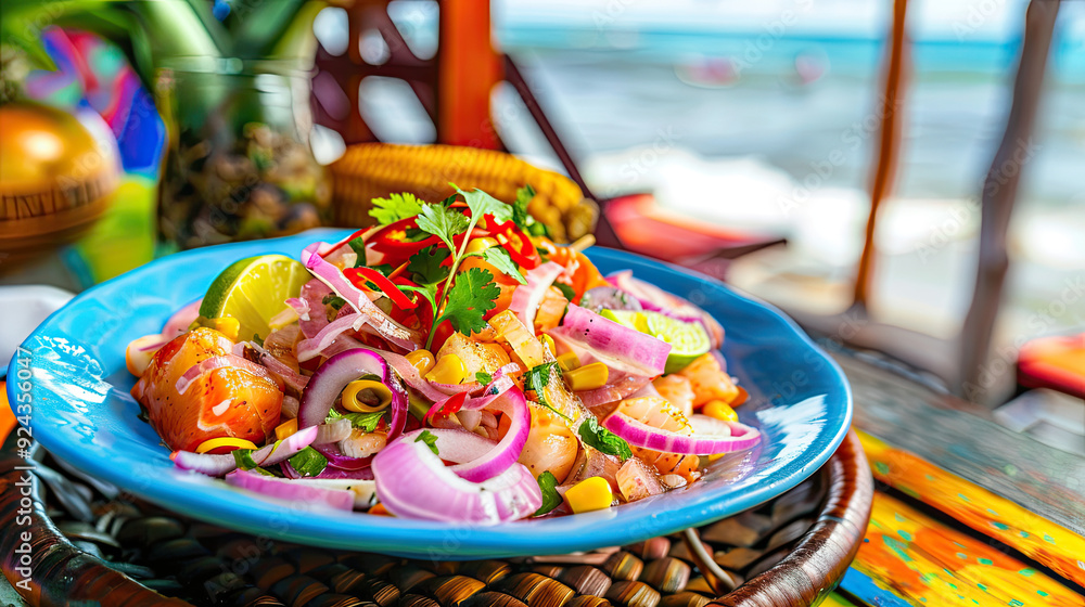 Vibrant Ceviche by the Sea Vibrant Ceviche by the Sea