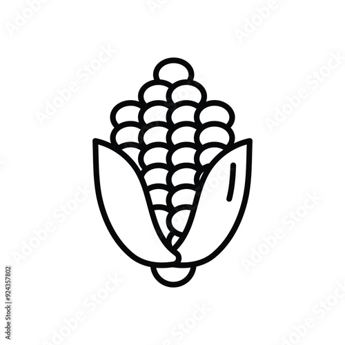 Corn vector icon