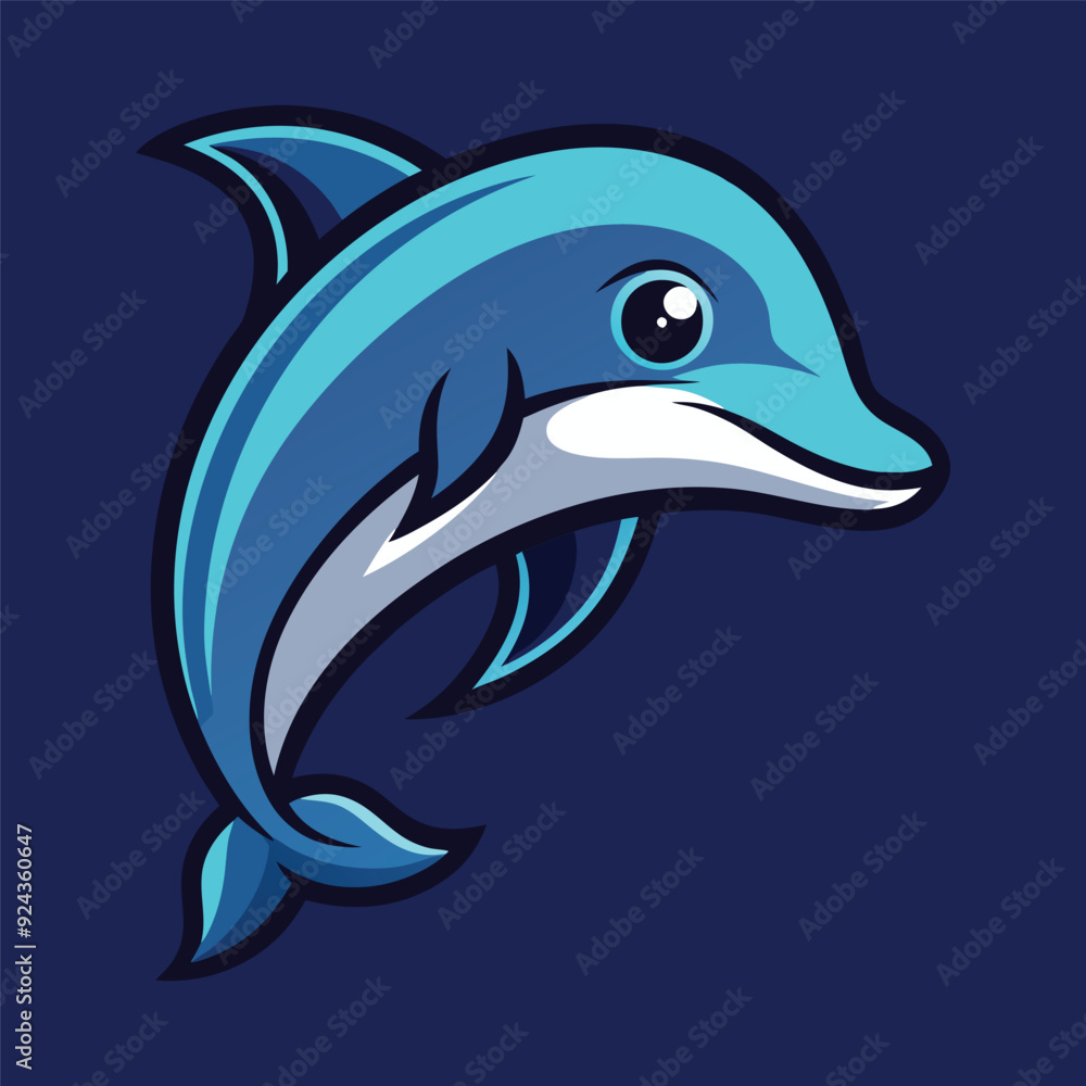 Obraz premium dolphin illustration